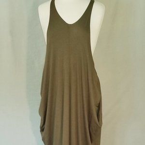 Olive Tank Dress